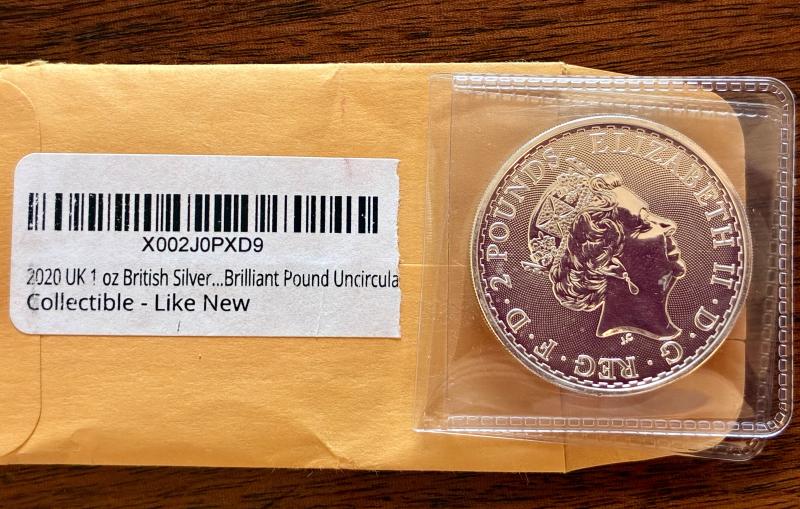 2020 UK 1oz British Silver coin