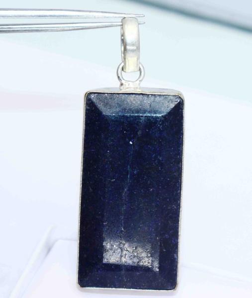142.90 Ct Certified Blue Sapphire Pendant 925 Solid…
