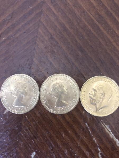 Gold coins