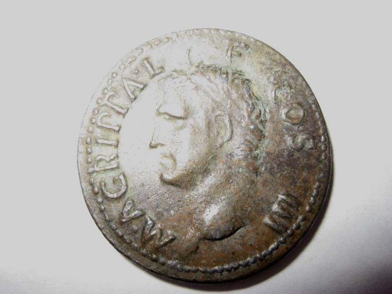 Agrippa coin, as photo shows. Obverse seems very fine/extra fine.&hellip;