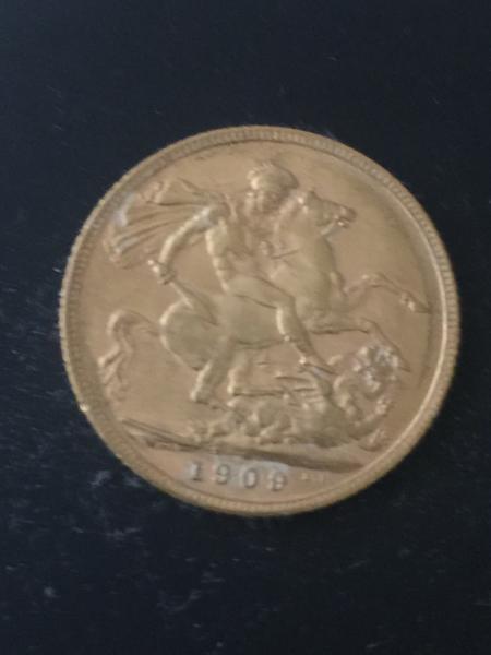 1909 King Edward VII coin