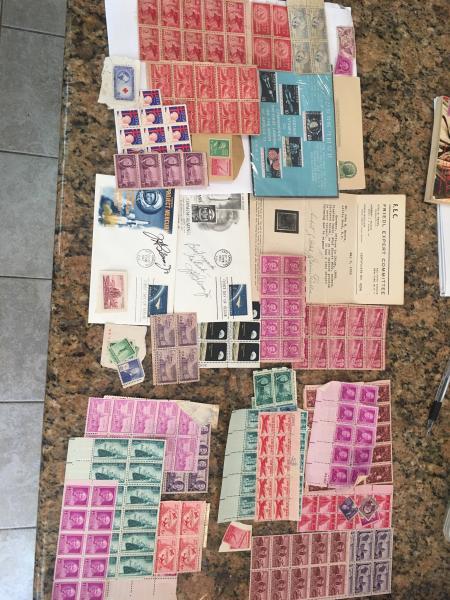 Numerous stamps - some cancelled