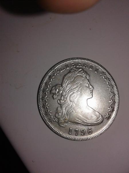 1796 silver dollar