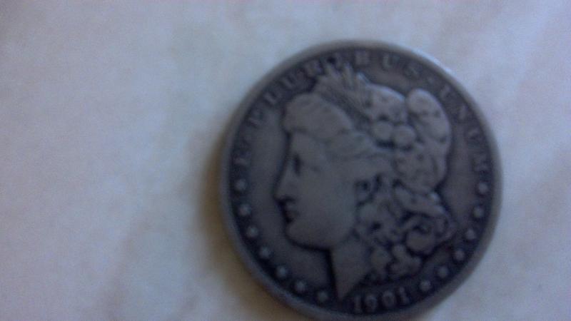 1901 morgan silver dollar Philadelphia I assume as…