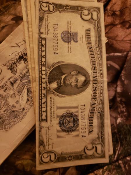 5 silver certificates