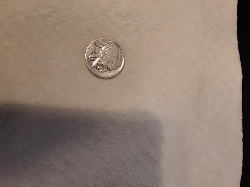 5 cent coin, can not see date.