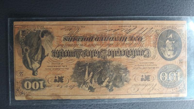 Interested in buying 1862 conf.$100 bill