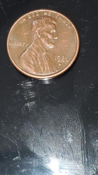 1982 d small date copper penny