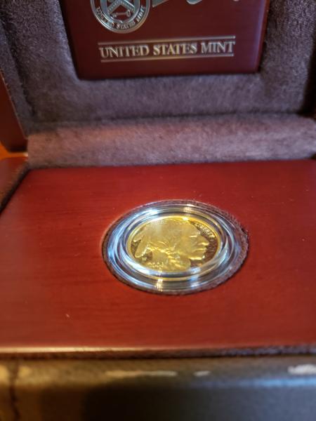 2008 proof gold buffalo 1/4 OZ OGP
