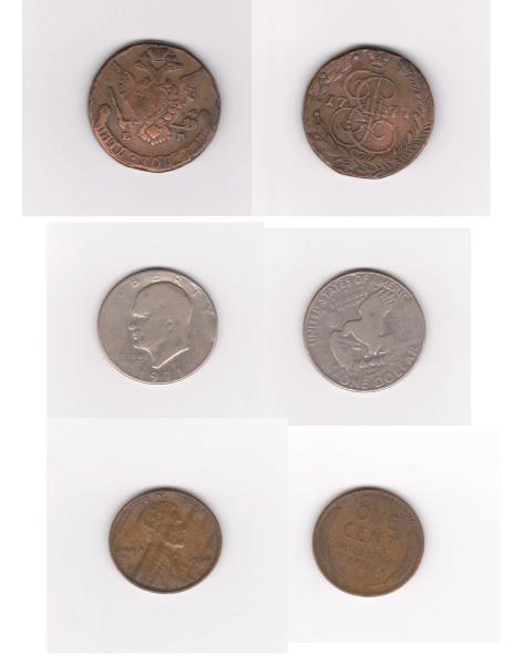 1936 wheat penny error, undetailed 1971 Ike dollar…