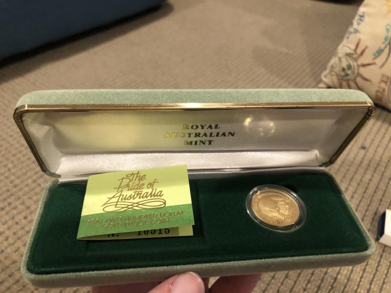royal australian mint 10g 22 carat gold coin