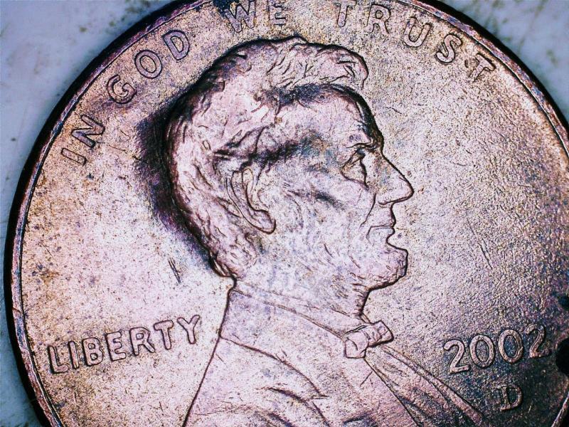 2002 d erw in penny looks like Lincoln's…