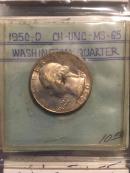 1950-D Washington quarter