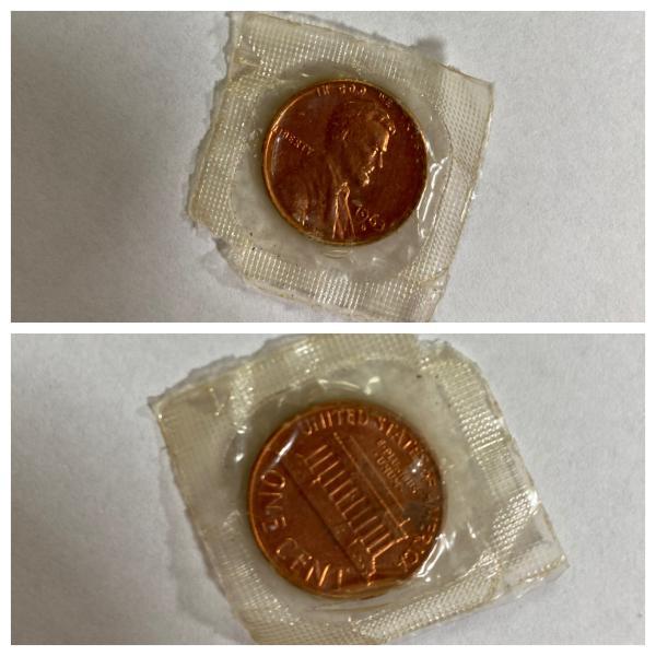 1963d penny .never been touched by human hands.&hellip;