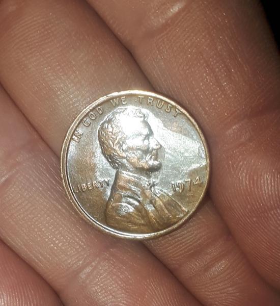 Looks like an error dye coin perhaps. I've seen these&hellip;