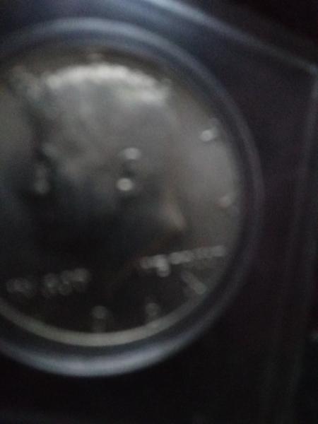 1967 kennedy silver half dollar..mint condition.