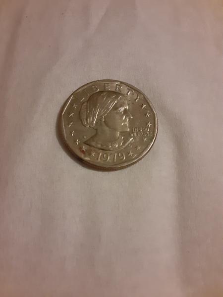 A 1979 SBA siver dollar D mint