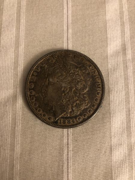 1884 Silver dollar