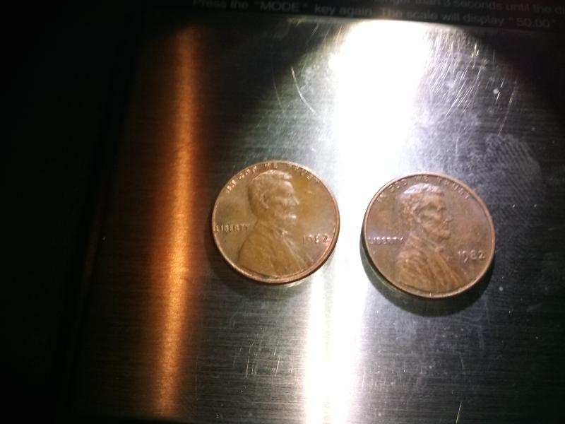 I have two 1982 lincoln cents, one that&hellip;