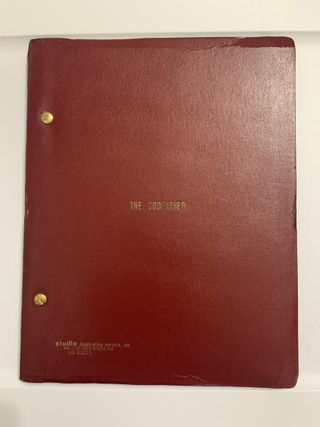 Please find attached image of The Godfather script…