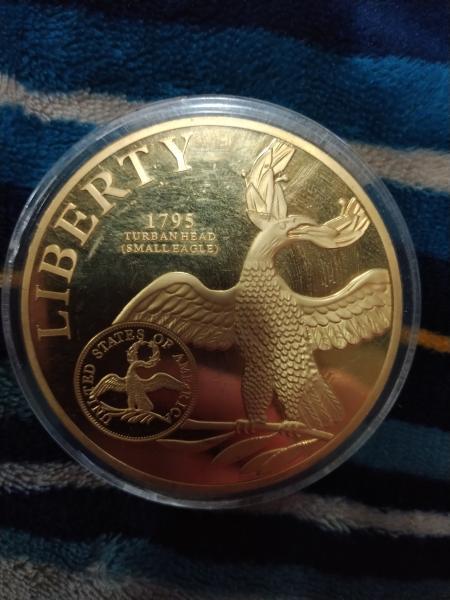 1795 turban head (small eagle) with e pluribus unum on&hellip;