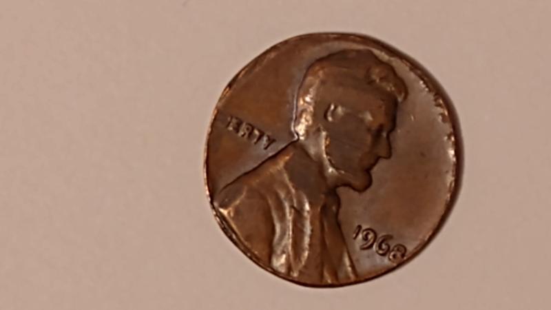 1968:penny that looks like maybe it was struck&hellip;