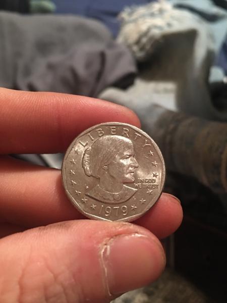 1979 D one dollar liberty coin