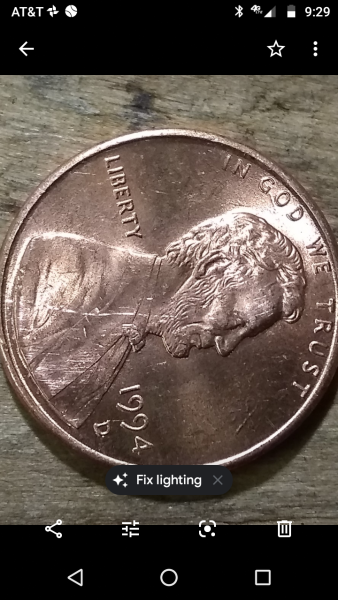1994 D lincoln cent