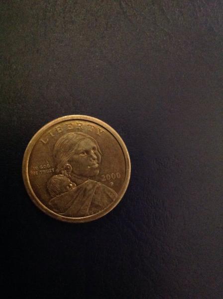 2000 p sac gold dollar
