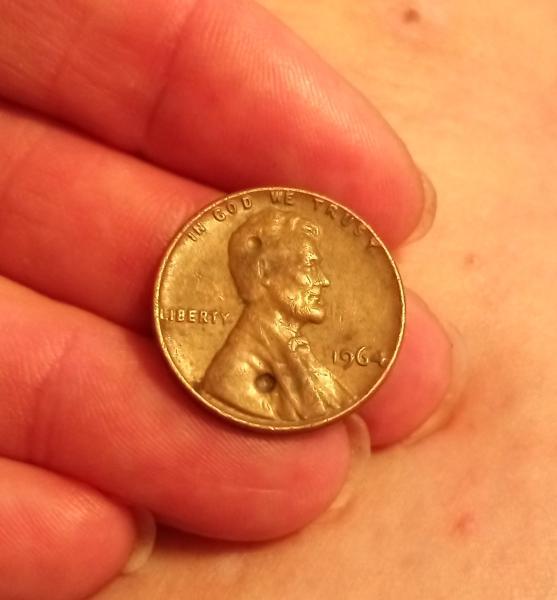 1964 Penny no mint mark with multiple errors.&hellip;
