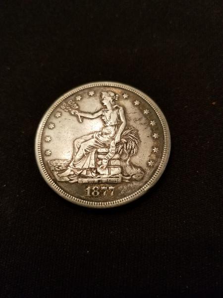 1877 Trade dollar, 420 grains, "S" Thanks.