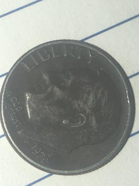 1970 D Roosevelt dime looks like missing clad orAnnealed planchet&hellip;