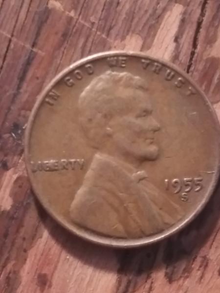this 1955 wheat penny has an mint error…