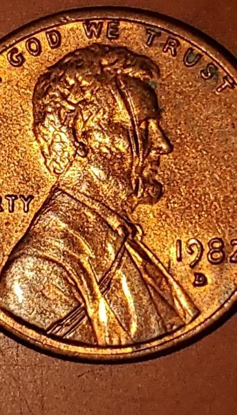 1982 D Lincoln Cent