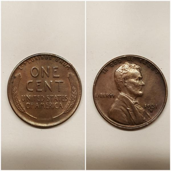 1931 S Wheat Cent