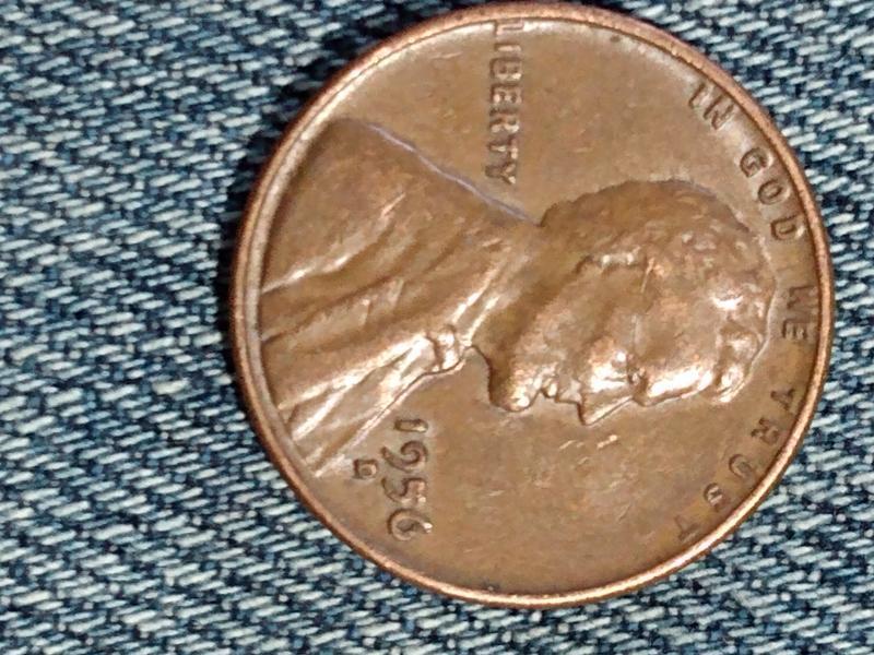 1956 d wheat penny