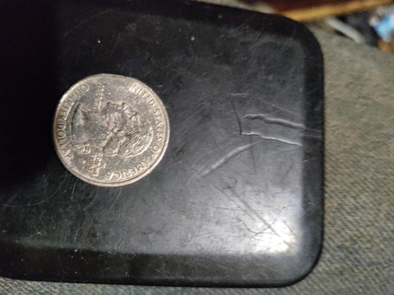 2007 d quarter flat and kinda bulged on…