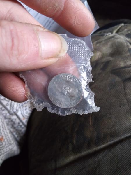 The back of this dime is missing a&hellip;