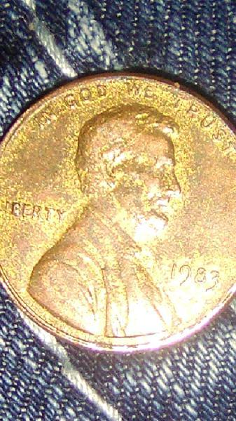 1983 penny error on b