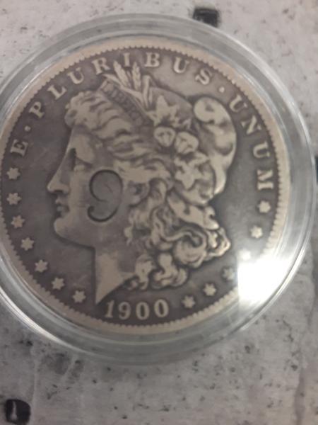 1900 Morgan silver dollar misprint or error