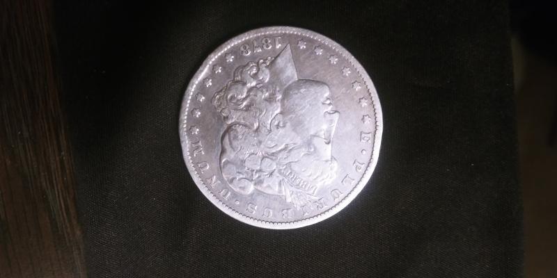 1878 CC Morgan Silver Dollar 7 Feathers
