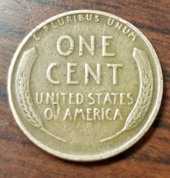 1944 wheat penny no mint ( misprint in the word&hellip;