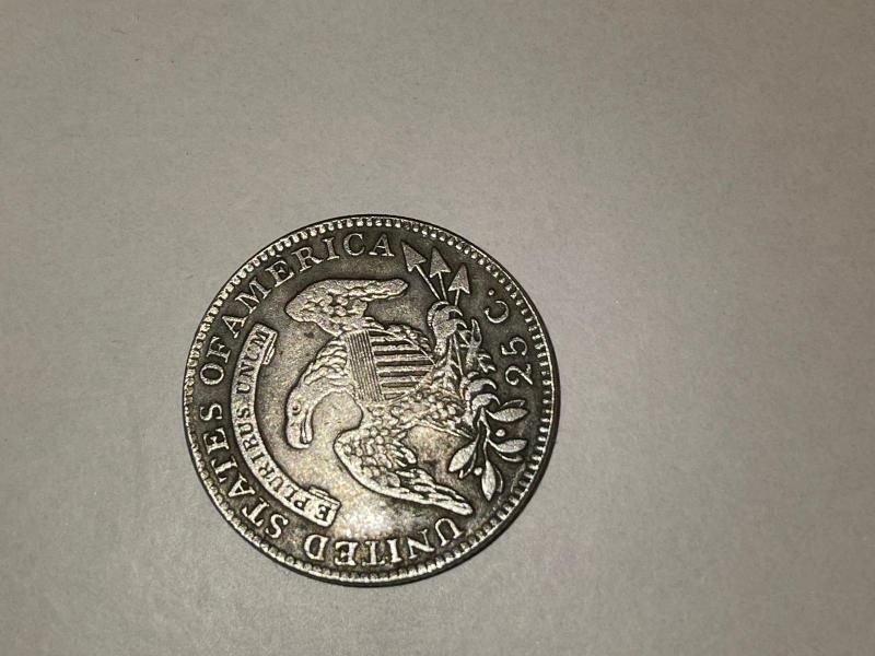 1827 25 C Original Capped Bust Copper Pattern Silver Plated&hellip;