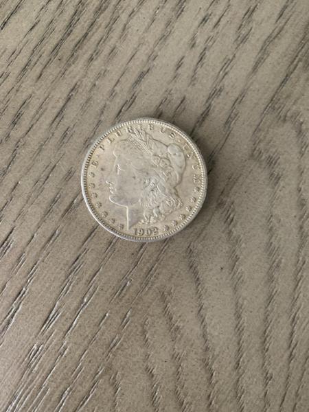 1902 o Morgan dollar