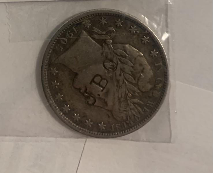 1905 barber half dollar. It’s in great condition…