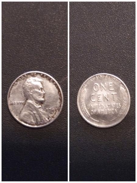 1943 steel Lincoln head wheat penny from Denver&hellip;