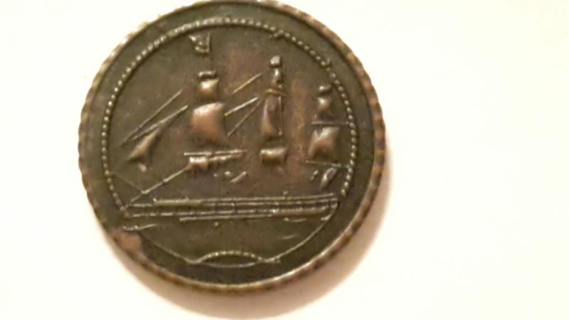Looks like a face on one side and a ship&hellip;