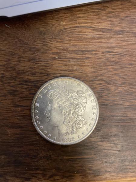 1885 Silver Dollar - Liberty front - Eagle&hellip;