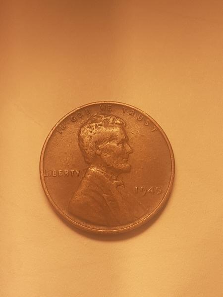 A 1945 and 1958 penny. I also have…