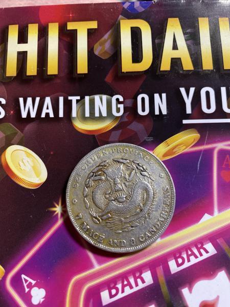 It’s a Chinese coin that saids 7 mace and 3&hellip;